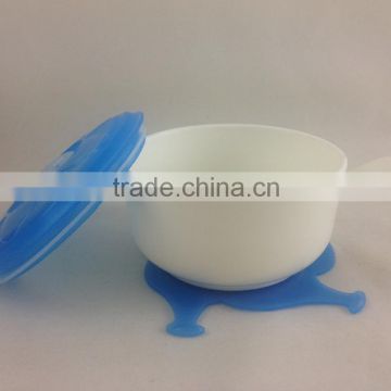 silicone baby feeding bowl