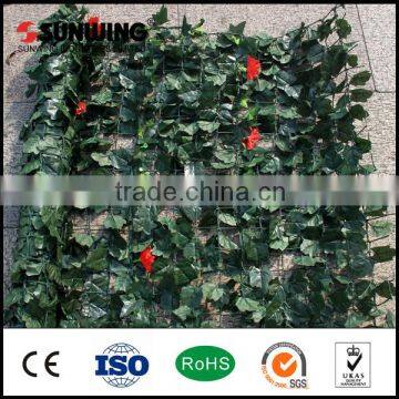 garden fake hedge pvc fence ivy leaf plant