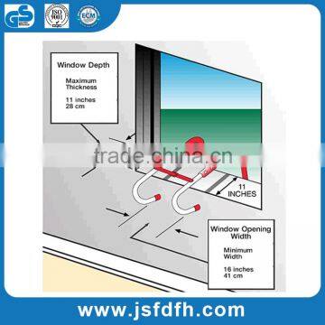 High Quality Two-Story Fire Escape Ladder With Anti-Slip Rungs