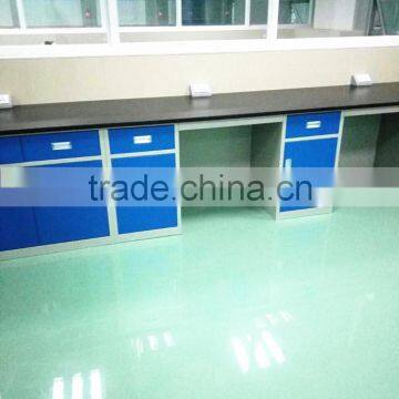 Steel Laboratory Furniture Work Bench With Reagent Rack photo-6