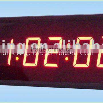 2.3 inch 6 digit led digital wall clock