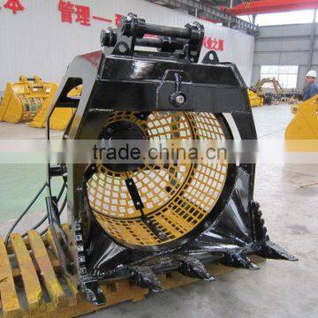 20T Excavator Rotating Screen Bucket photo-2