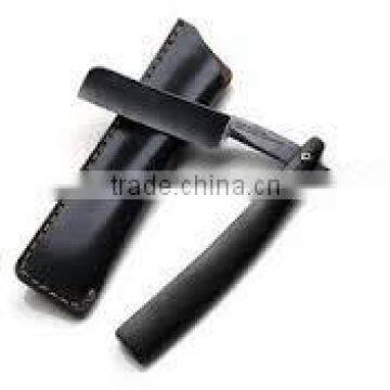 Stainless Steel Black coated straight shaving razor / matte black razor/ shaving razor / Razor Blade