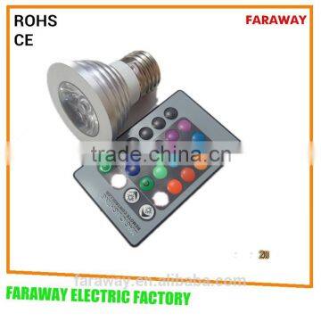 3w crazy led light with remote