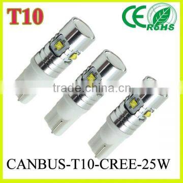 T10 led canbus 24v, high power 25w c-ree 5w5