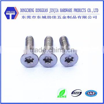 4mm stainless steel screw torx countersunk head screws