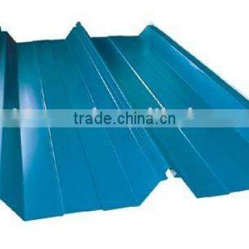 Corrugated steel tile