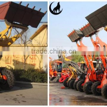 ZL20 wheel loader 2 tons with joystick bucket