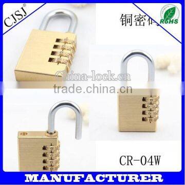 new 4 digit resettable brass combination digital safe box lock