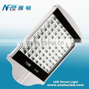 Soutec high power outdoor waterproof led street light 70w warm white AC85-265V street led lamp for park high way