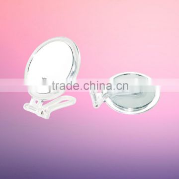 Folding makeup mirror plastic folded 10x magnification mirror