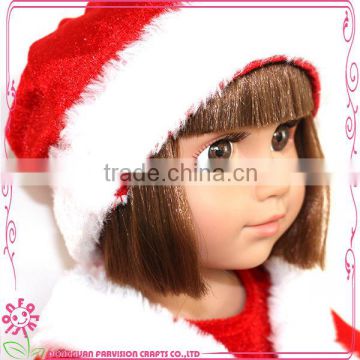 Merry Christmas doll hats for 18'' dolls fashion wholesale doll hat