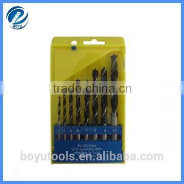 8pcs wood brad point drill bit set