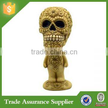 Wholesale Custom Resin Skull Bobblehead Souvenir