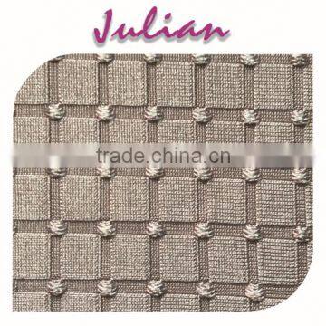 190gsm T50d*40d terylene shiny checks warp julian knitted textile fabric