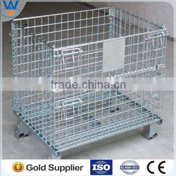 China golden supplier warehouse Storage Cage/meteral Cage;steel grid cages for warehouse storage with lables