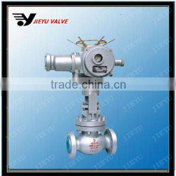 Astm A216 WCB Cast Steel Electrical Flange Globe Valve