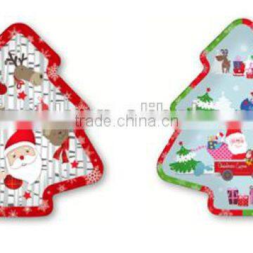 chirstmas tree-shape plate