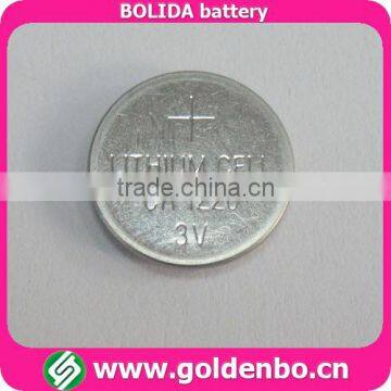 Coin type 3V lithium cell battery CR1220