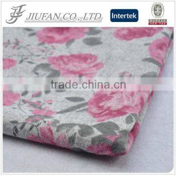 Jiufan Textile 2015 new design african fashion style French Knit 96 Polyester 4 Spandex Fabric Floral Printed