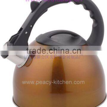 2.5Litre stainless steel whistling kettle(water kettle,tea kettle,tea pot,teapot,stainless steel cookware set)