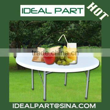 Modern plastic round outdoor table,blow mould outdoor furniture,HDPE)