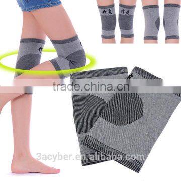 New 1 Pair Sport Elastic Knee Wraps Knee Pad Knee Brace Bamboo Charcoal