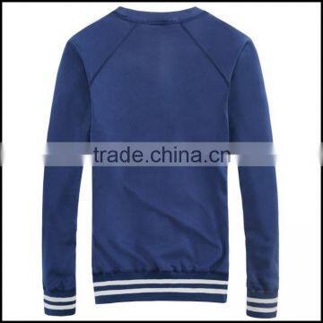 Fashion Color Combinations Custom Wholesales Long Sleeves Without Hood Sweatshirts For Men photo-2