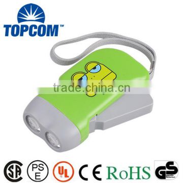 Beneficient Emergency Gadget 2 LED Dynamo Torch