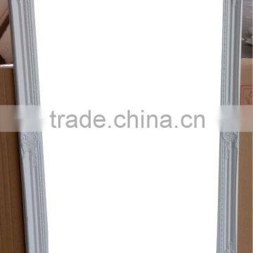 783570 Romantic Wooden Wall Mirror White 74x114