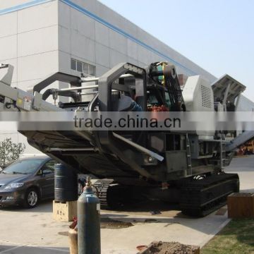 International advanced technology new crawler jaw crusher plant