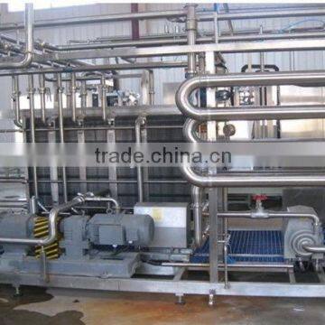 Plate type flash pasteurizer for milk