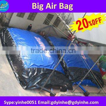 2016 hot sale big air bag inflatable snowboarding big air bag