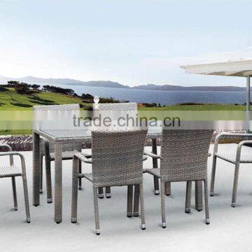 Lucca outdooe furniture wicker dining set