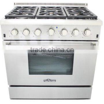 Thorkitchen freestanding kitchen gas stove range with oven