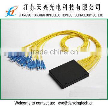 passive 1x64 fiber optical splitter with SC UPC connector
