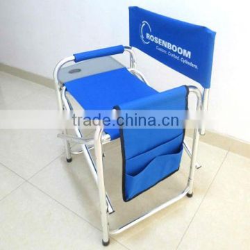 Popular folding office chair,director chair with side table and pocket bag.