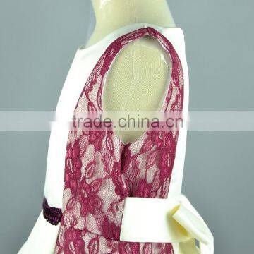 Child Baby Girls Birthday Party Frock Model Dresses for 8 Years Old Girls photo-2