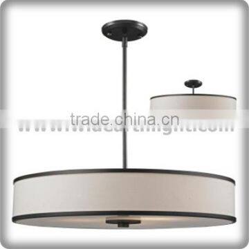 UL CUL Listed Factory Round Fabric Pendant Lamp Hotel Room Hanging Light Fixture C50294