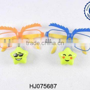 Flashing pumpkin nose glasses ,LED eyeglasses toys ,funny toys glasses