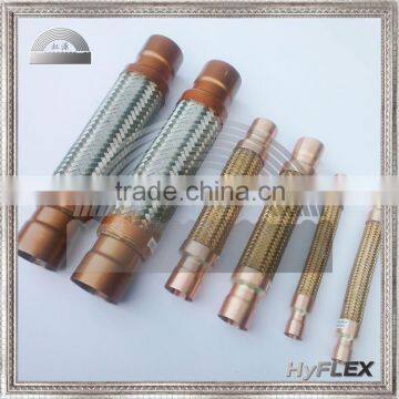 bronze flexible hose bronze connector copper sweat ends