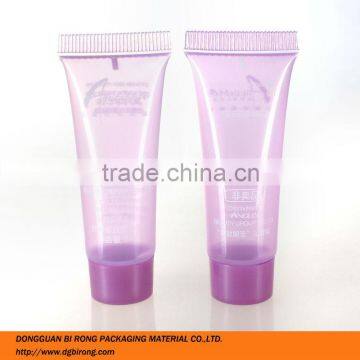 Plastic Clear Violet Soothing Lotion Tube Packaging