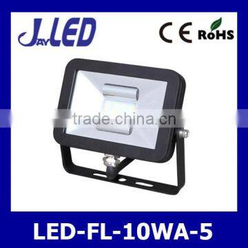 Black color ultrathin IP65 waterproof pass TUV led 10w flood light