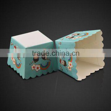 XFB20 BAKEST Small Square Lovely Pattern Muffin Cake Paper Cup New Baking Cake Cup photo-5