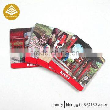 Hot selling low price custom colorful mdf cork cup coaster/led light drink coasters make in China