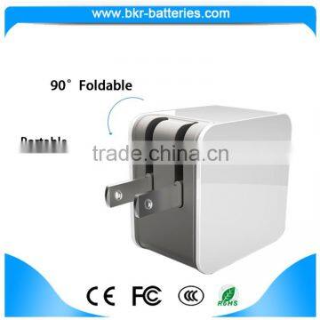 AC 100-240V portable dual usb battery charger quick charge 3.0 fast charger