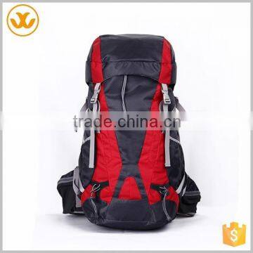 Red oxford material custom shoulders backpack outdoor