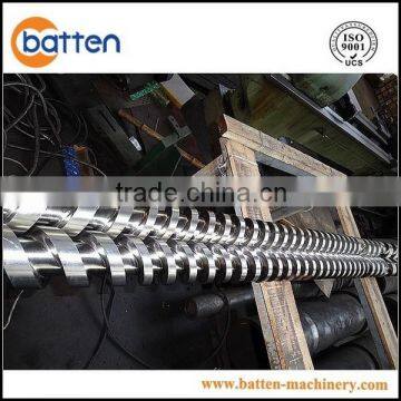 bimetallic parallel twin plastic extruder screw barrel for China machine
