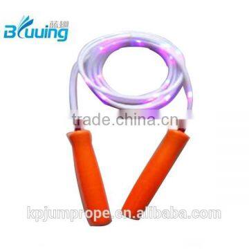 New arrivals sports goods in china jump rope/flexible PVC jump rope/led jump rope