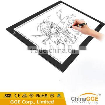 Untra Thin Dimmable Drawing Pad Electronic A3 Drawing Board GGE Battery Powered LED Artcraft Light Box                        
                                                Quality Choice